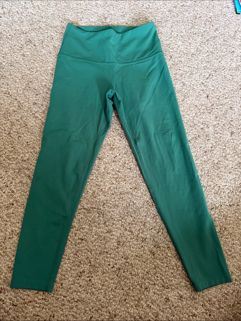 High-Rise Emerald Performance Leggings for Women